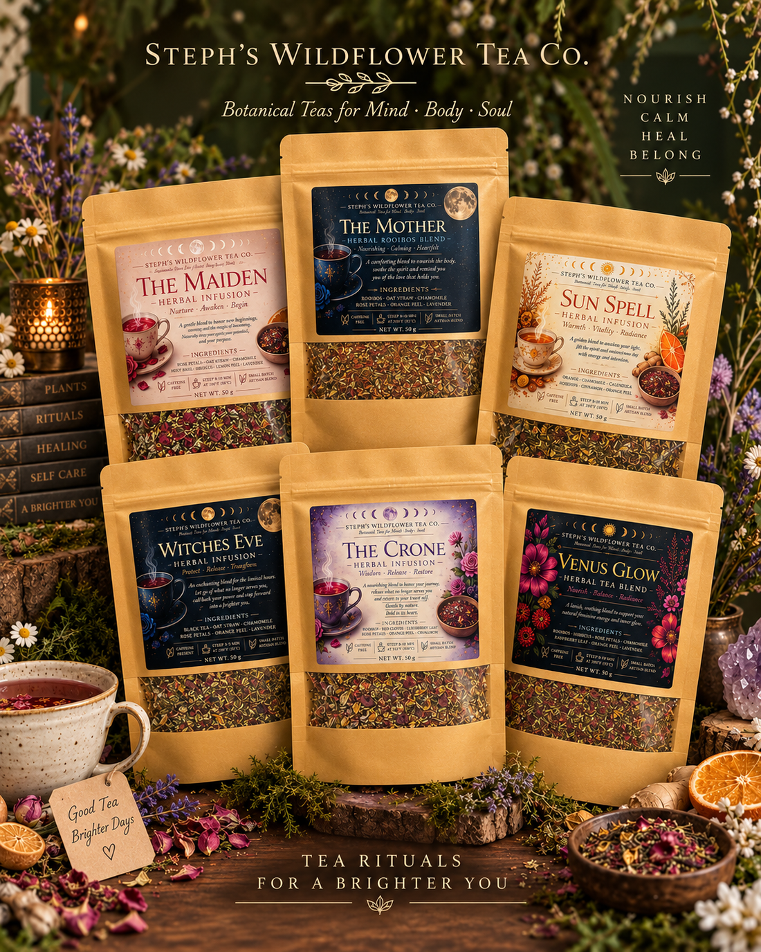 Welcome to Steph’s Wildflower Tea Co.